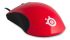 SteelSeries KINZU V2 Pro Edition Optical Mouse - RedHigh Performance, 4 Button Design, Up to 3200DPI, Double Braided Cord, Compact & Lightweight, Comfort Hand-Size
